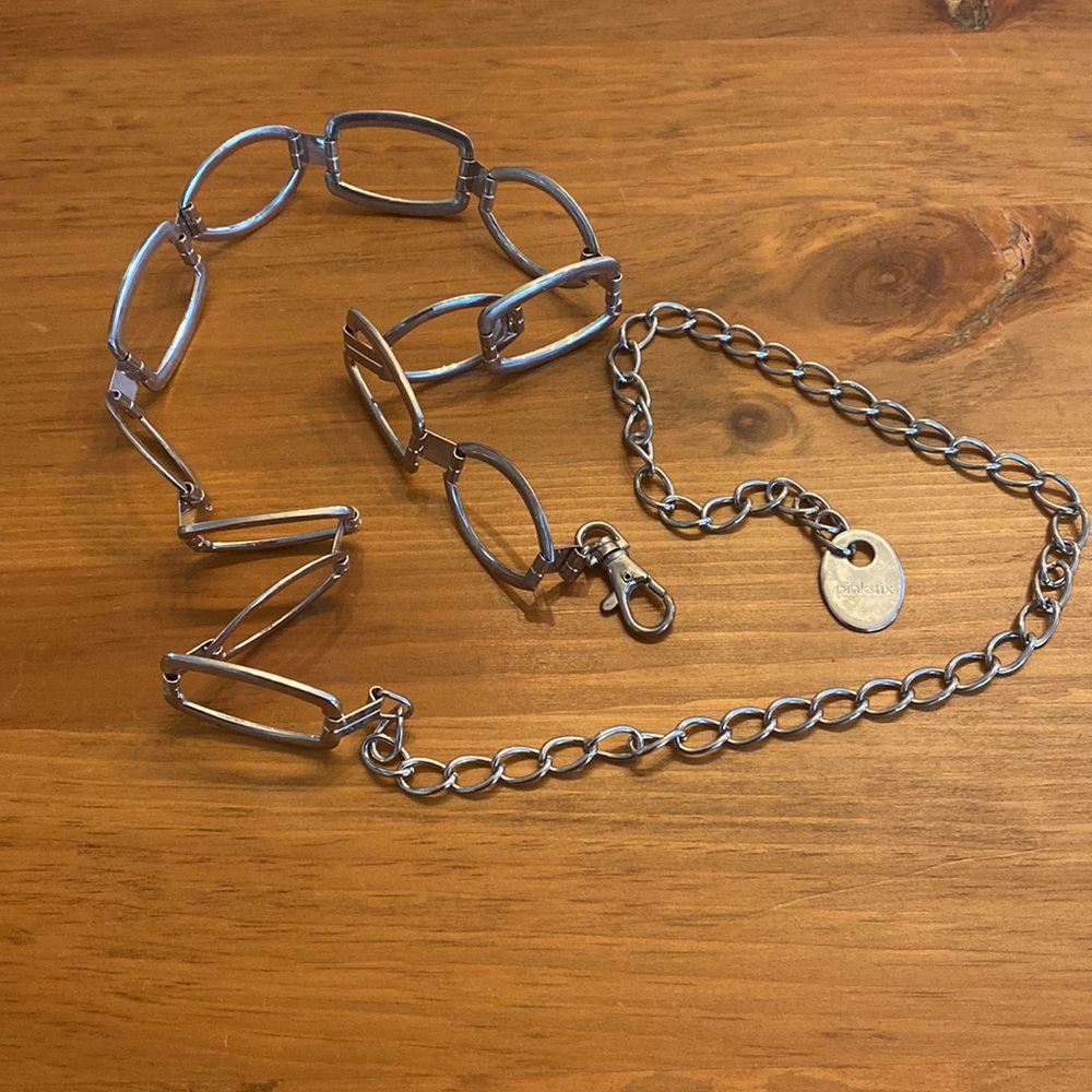 Pinkstix Silver Body Chain